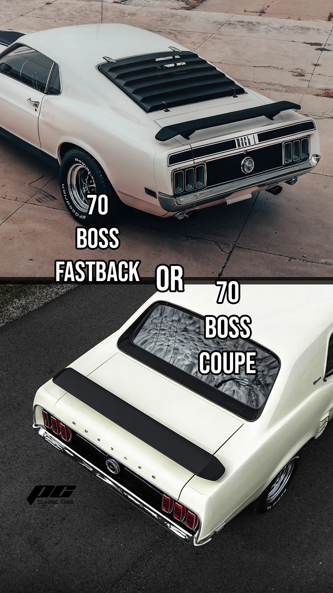70 Boss Fastback or 70 Boss Coupe